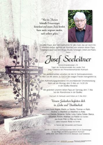 Parte von Josef Seeleitner