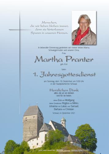 Parte von Martha Pranter