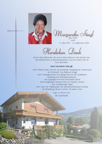 Parte von Margarethe Stingl