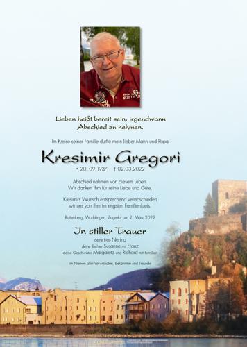 Parte von Kresimir Gregori