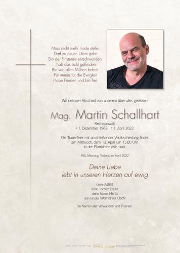 Parte von Mag. Martin Schallhart