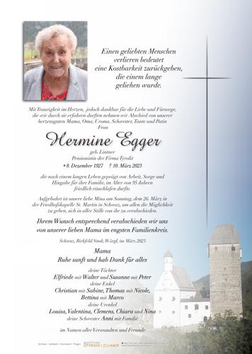 Parte von Hermine Egger