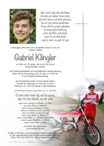 Parte von Gabriel Klingler