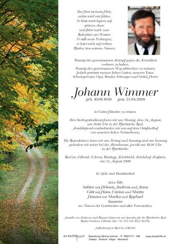 Parte von Johann Wimmer