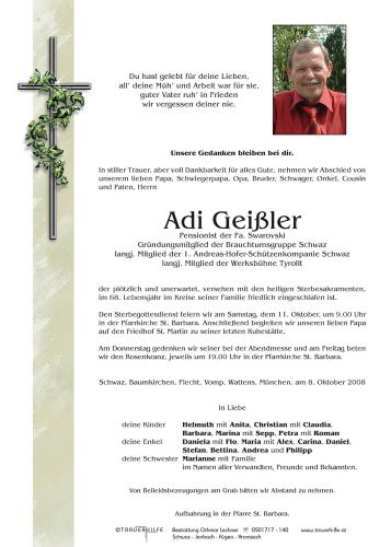 Parte von  Gei%C3%9Fler Adi Herr