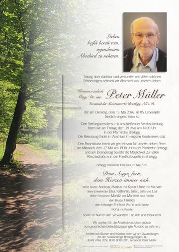 Parte von Peter Müller