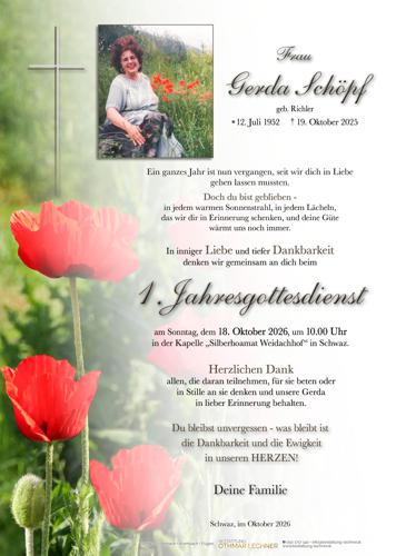 Parte von Gerda Schöpf