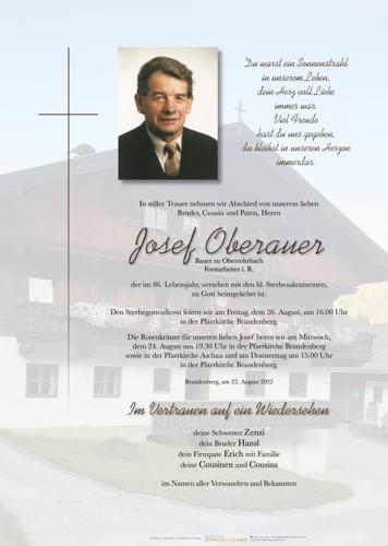 Parte von Josef Oberauer
