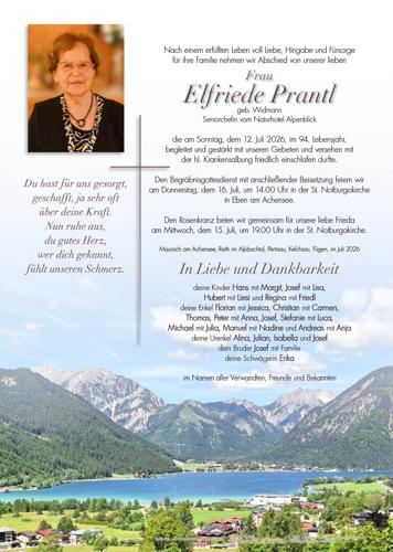 Parte von Elfriede Prantl