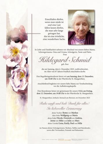 Parte von Hildegard Schmid