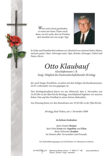 Parte von  Klaubauf Otto Herr