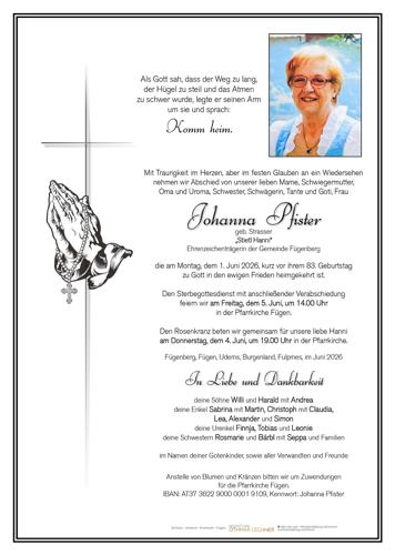 Parte von Johanna Pfister