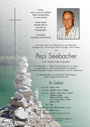 Parte von Josef Seebacher