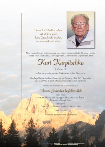 Parte von Kurt Karpitschka