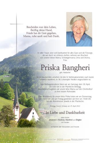 Parte von Priska Bangheri