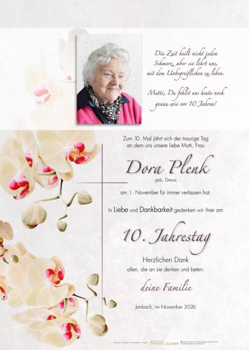 Parte von Dora Plenk