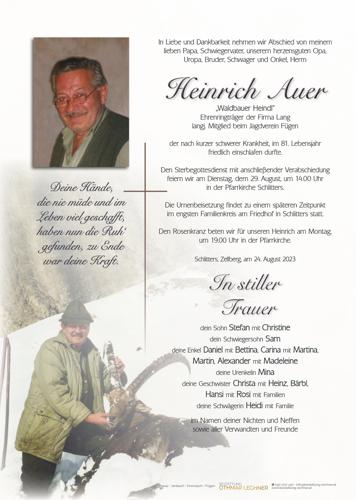 Parte von Heinrich Auer