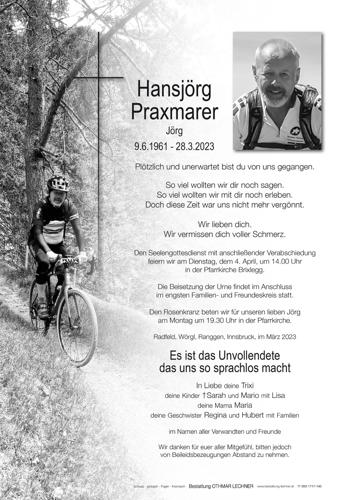 Parte von Johann Georg Praxmarer