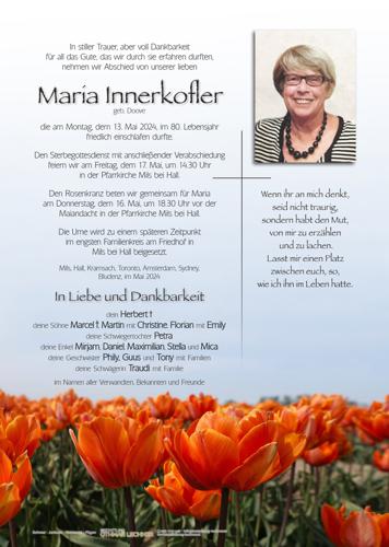 Parte von Maria Innerkofler