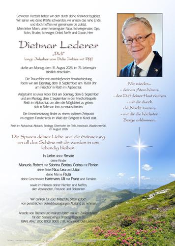 Parte von Dietmar Lederer