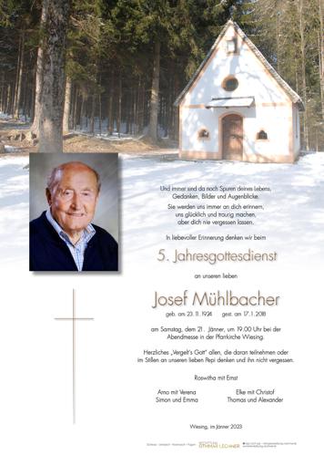 Parte von Josef Mühlbacher