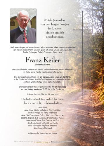 Parte von Franz Keiler