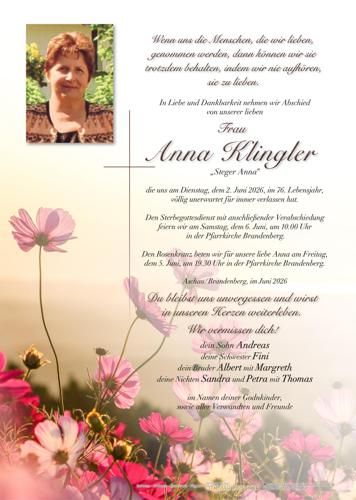 Parte von Anna Klingler
