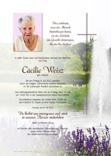 Parte von Cäcilie Weisz