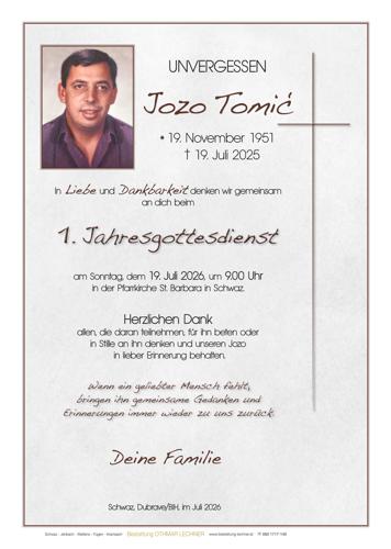 Parte von Jozo Tomic