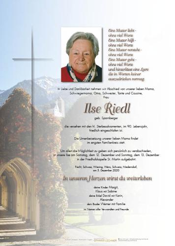 Parte von Ilse Riedl