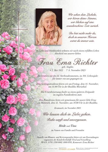 Parte von Erna Richter