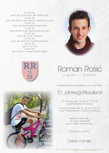 Parte von Roman Rosic`