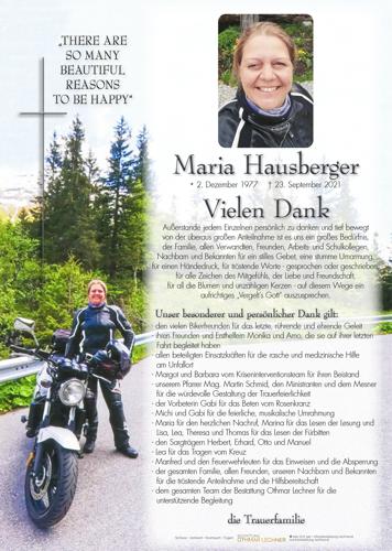 Parte von Maria Hausberger