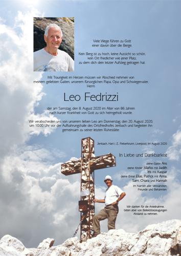 Parte von Leopold Fedrizzi