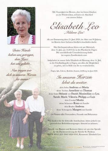 Parte von Elisabeth Leo
