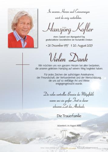 Parte von Hansjörg Kofler