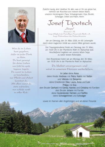 Parte von Josef Tipotsch