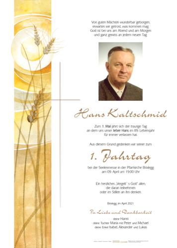 Parte von Johann Kaltschmid