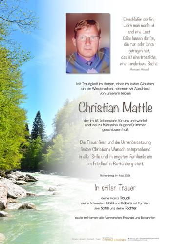 Parte von Christian Mattle