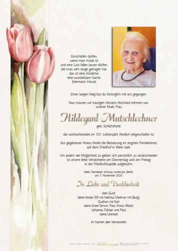 Parte von Hildegard Mutschlechner