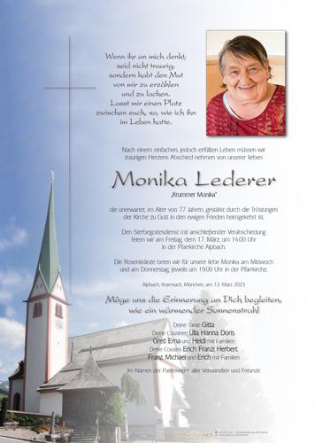Parte von Monika Lederer