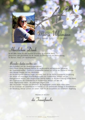 Parte von Maria Widmann