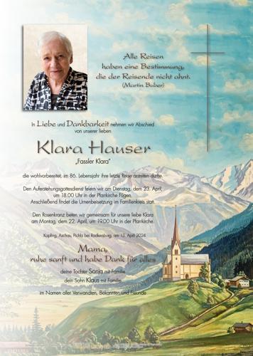 Parte von Klara Hauser