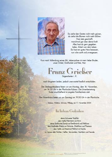 Parte von Franz Grießer