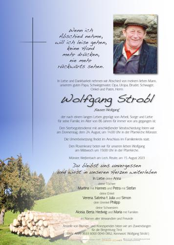 Parte von Wolfgang Strobl