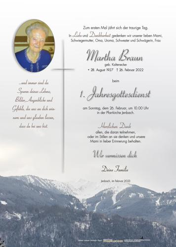 Parte von Martha Braun