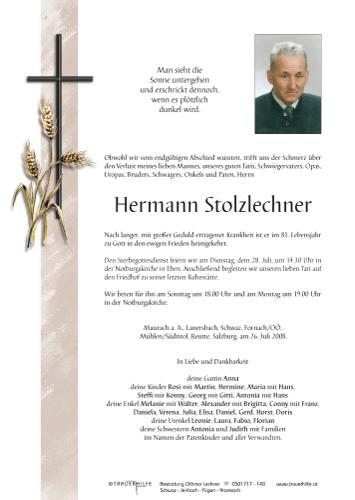 Parte von Hermann Stolzlechner