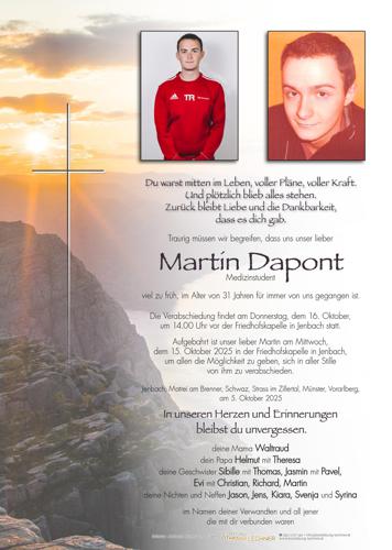Parte von Martin Dapont