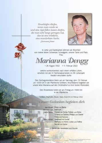 Parte von Marianna Dengg