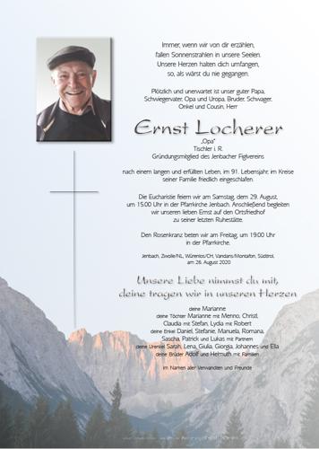 Parte von Ernst Locherer